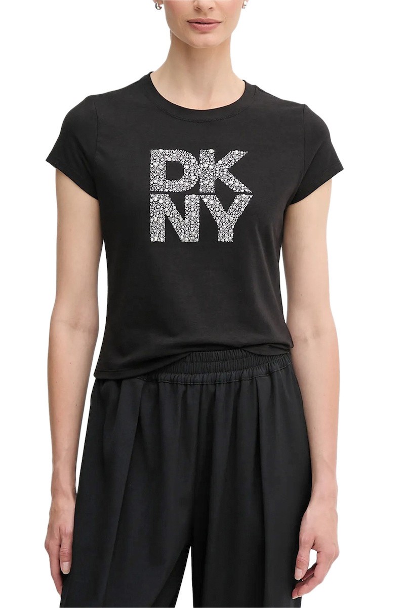 T-SHΙRT DKNY ΜΑΥΡΟ